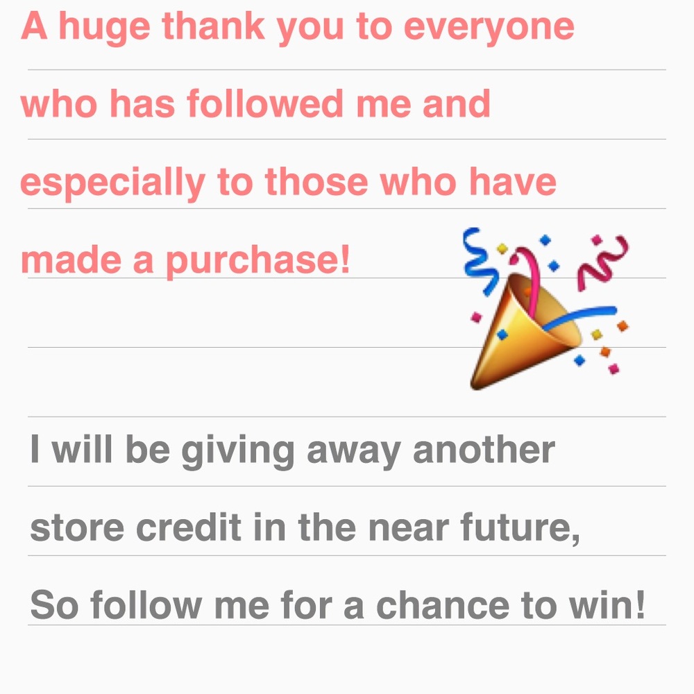 Thank you for 1000 followers!!!